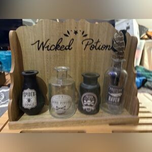 Wicked Potions Decorative Bottles Set